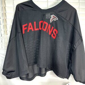 Nike Atlanta Falcons Jersey Black Fashion Top Women's Size XXL